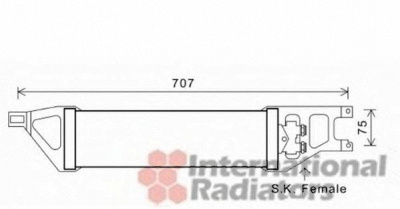 VAN WEZEL 30003539 -  масляный радиатор, двигательное масло